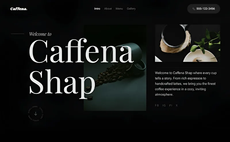 Coffee Shop Website Project